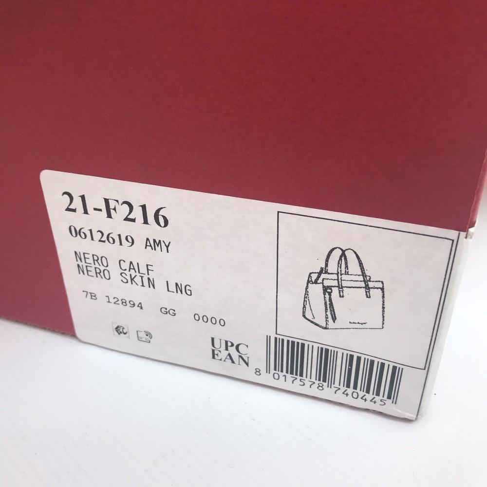 NEW! Salvatore Ferragamo Amy Calfskin Leather Tote - Picture 4 of 8